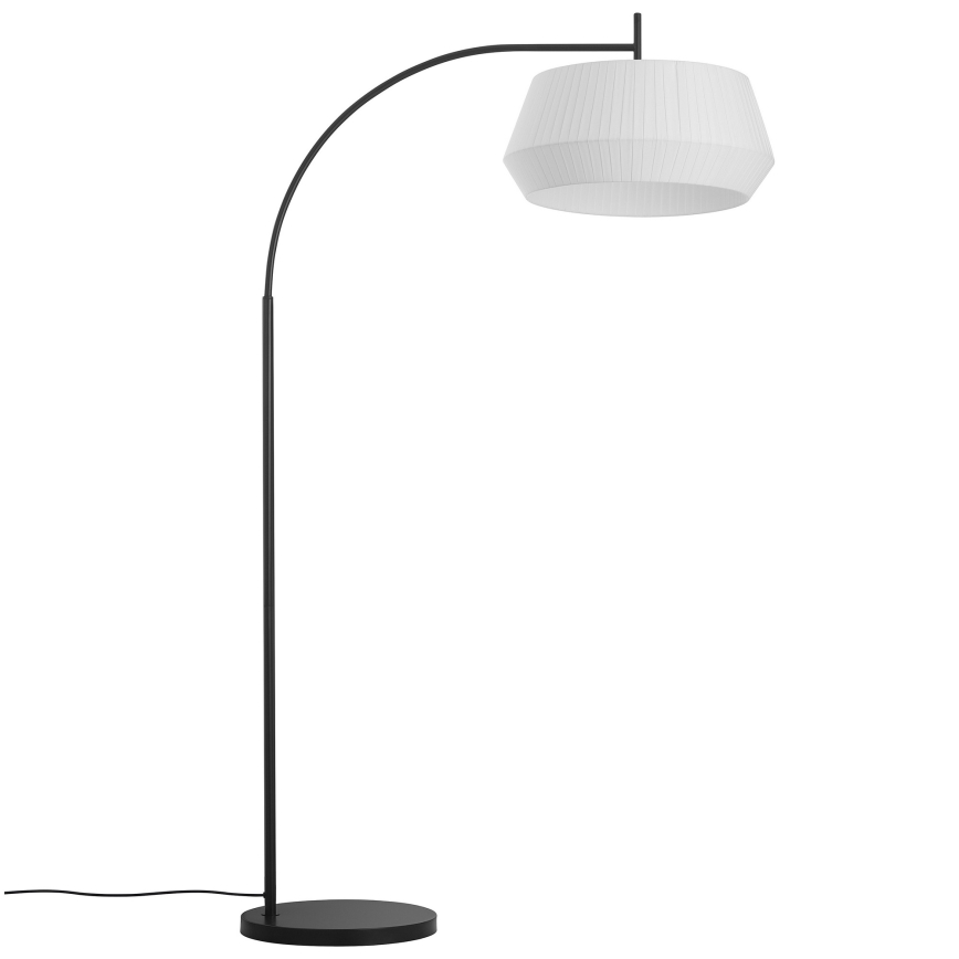 Nordlux - Lampa podłogowa DICTE 1xE27/60W/230V czarna/biała