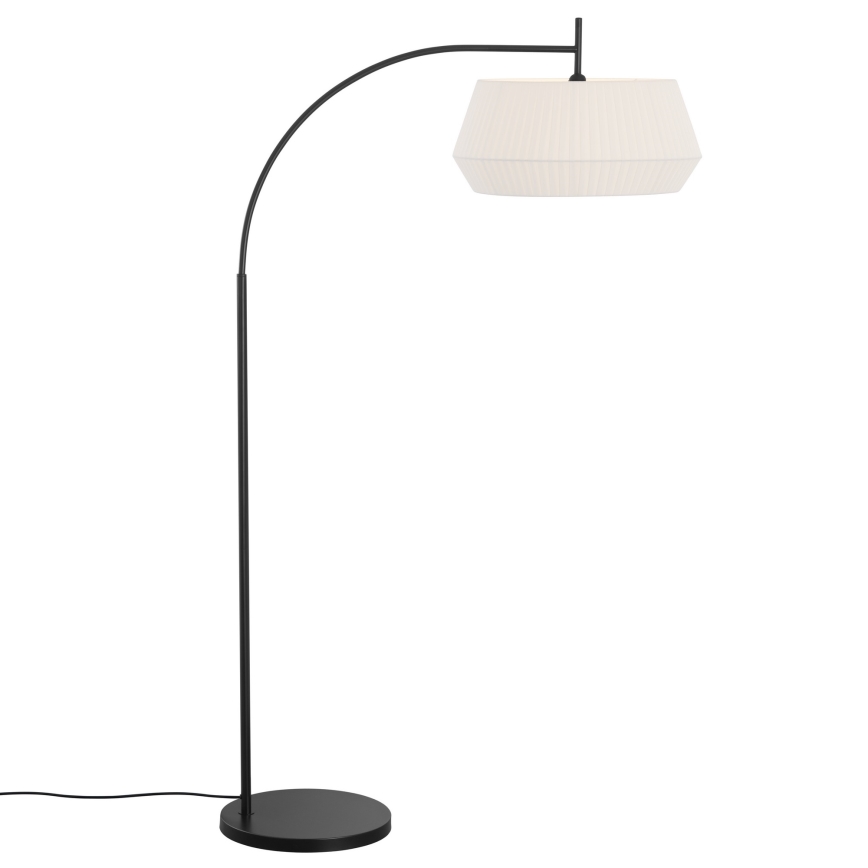 Nordlux - Lampa podłogowa DICTE 1xE27/60W/230V czarna/biała