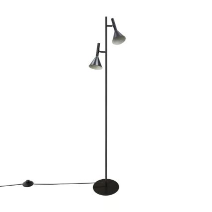 Nordlux - Lampa podłogowa KELVIS 2xGU10/12W/230V czarna