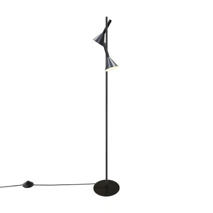 Nordlux - Lampa podłogowa KELVIS 2xGU10/12W/230V czarna