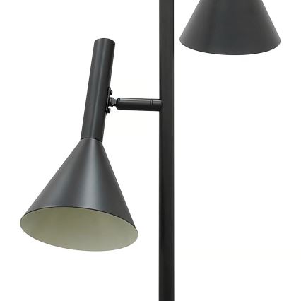 Nordlux - Lampa podłogowa KELVIS 2xGU10/12W/230V czarna