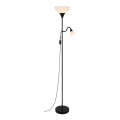 Nordlux - Lampa podłogowa LAURIA 1xE27/40W/230V + 1xE14/15W czarny