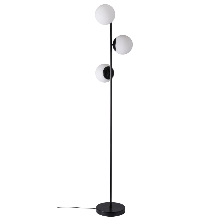 Nordlux - Lampa podłogowa LILLY 3xE14/25W/230V czarna