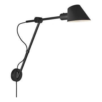 Nordlux - Lampa ścienna STAY 1xE27/60W/230V czarna