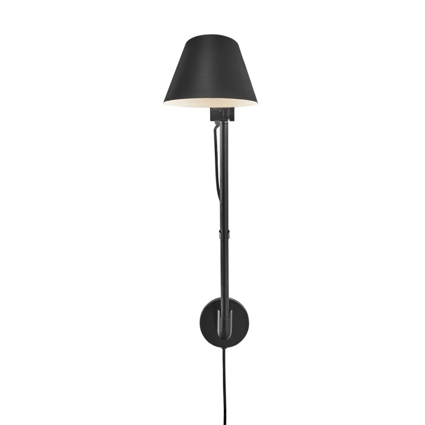 Nordlux - Lampa ścienna STAY 1xE27/60W/230V czarna