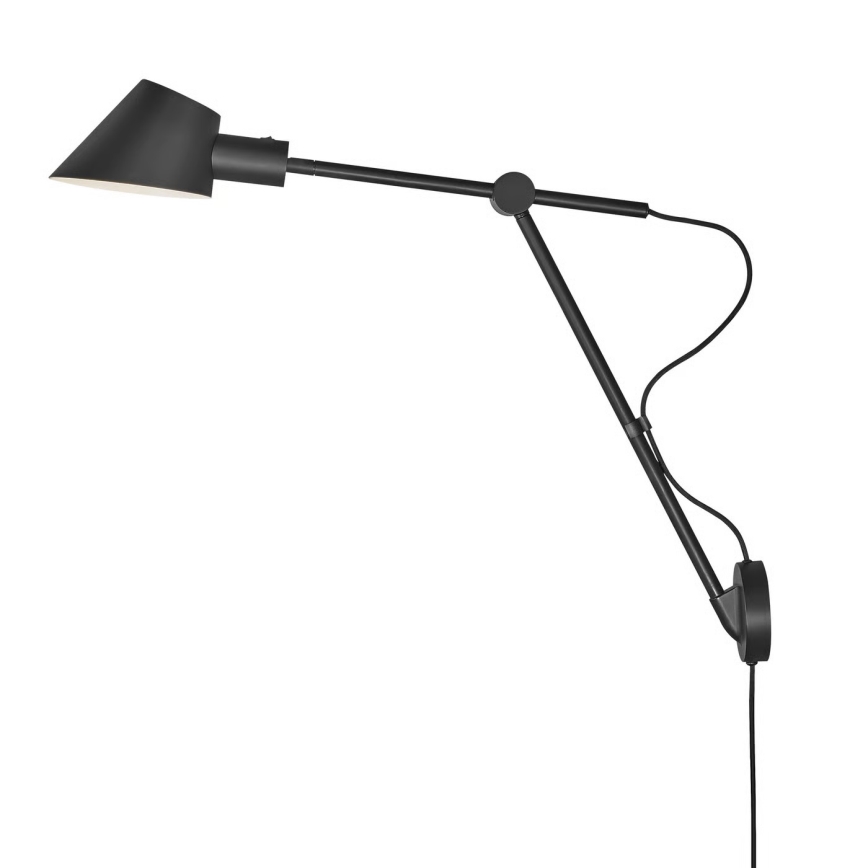 Nordlux - Lampa ścienna STAY 1xE27/60W/230V czarna