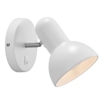 Nordlux - Lampa ścienna TEXAS 1xE27/60W/230V biała