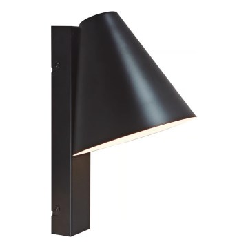 Nordlux - Lampa ścienna z USB WILMER 1xE14/40W/230V czarna