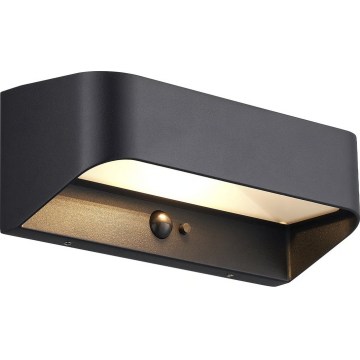 Nordlux - Lampa solarna LED z czujnikiem MARCELLIO LED/5W/5V IP54 2200 mAh czarna