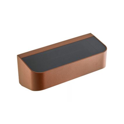 Nordlux - Solarna lampa LED z czujnikiem MARCELLIO LED/5W/5V IP54 2200 mAh brązowa