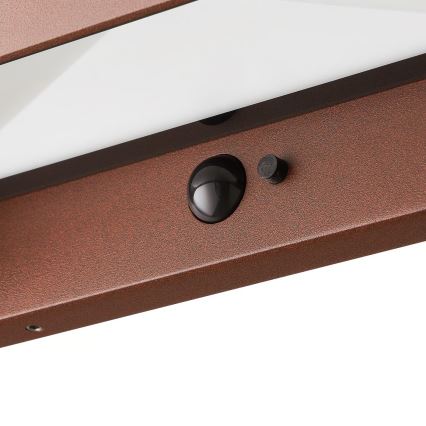 Nordlux - Solarna lampa LED z czujnikiem MARCELLIO LED/5W/5V IP54 2200 mAh brązowa