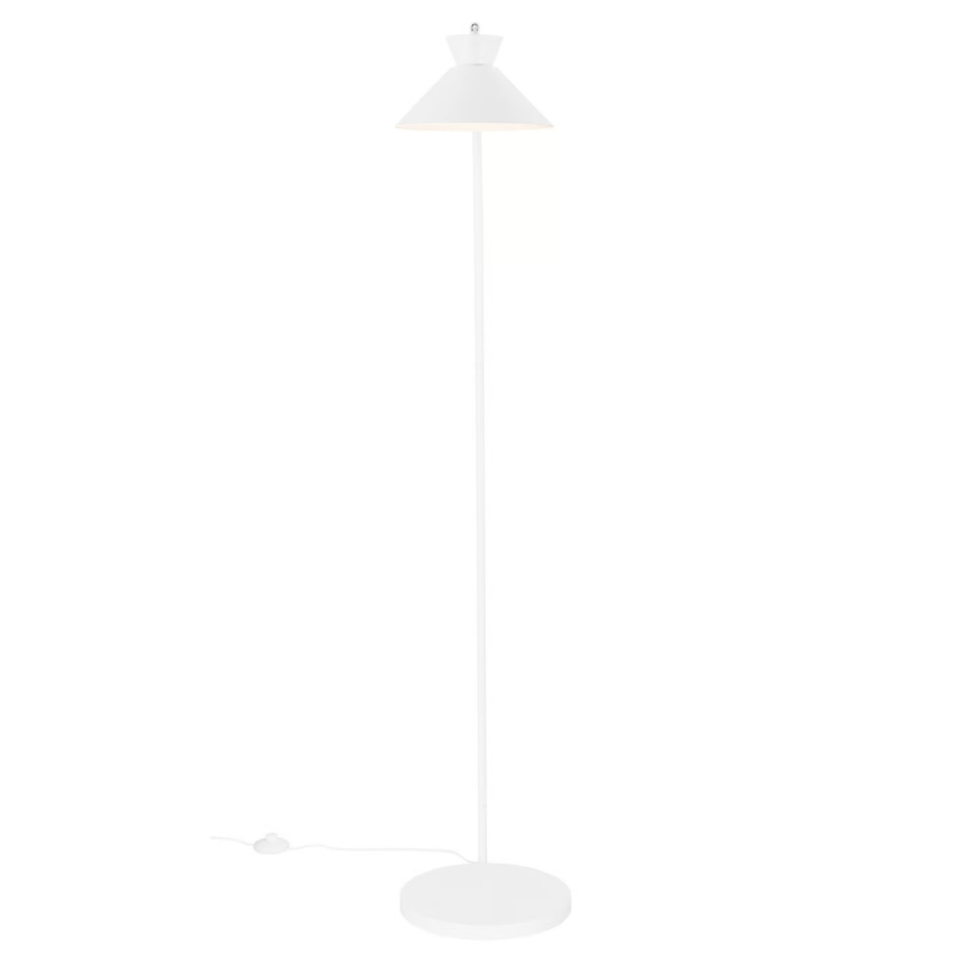 Nordlux - Lampa stojąca DIAL 1xE27/10W/230V biała 150 cm