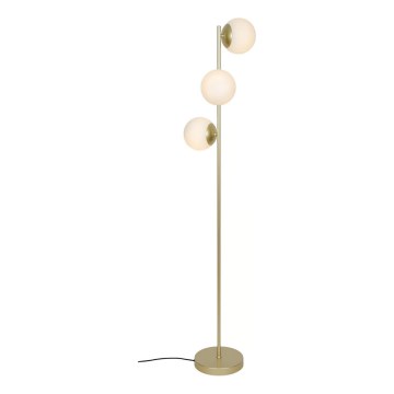 Nordlux - Lampa stojąca LILLY 3xE14/10W/230V mosiądz