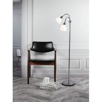 Nordlux - Lampa stojąca RAY, 2x E14/25W/230V, błyszczący chrom