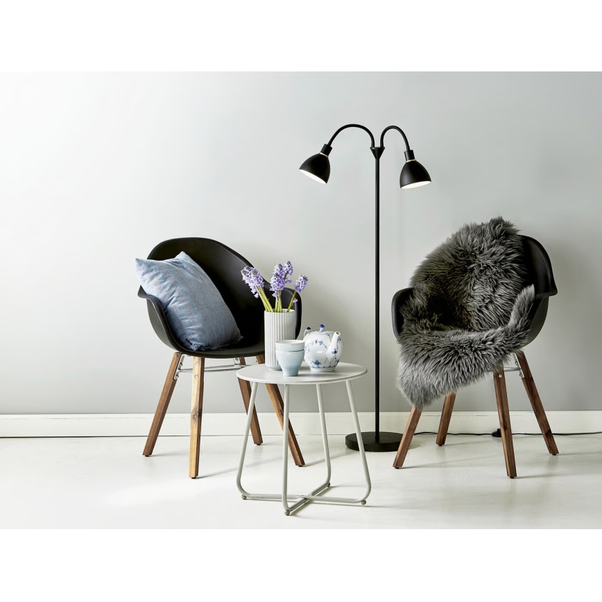 Nordlux - Lampa stojąca RAY 2xE14/25W/230V czarna