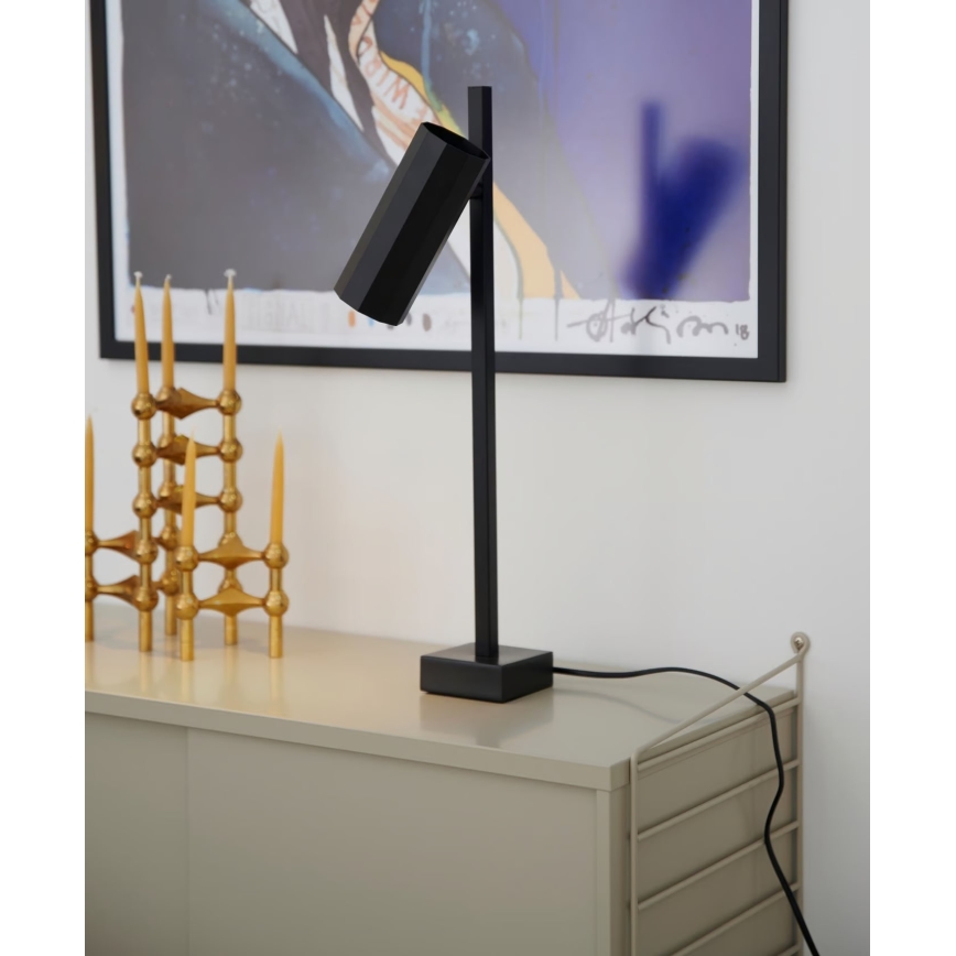 Nordlux - Lampa stołowa ALANIS 1xGU10/15W/230V czarna