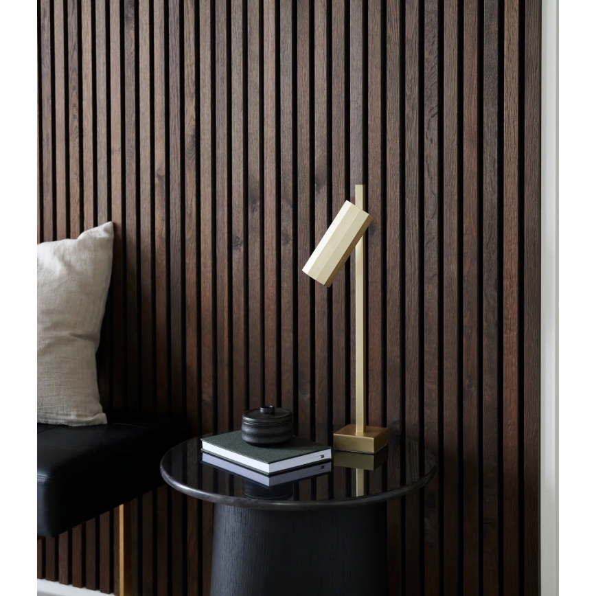 Nordlux - Lampa stołowa ALANIS 1xGU10/15W/230V złota