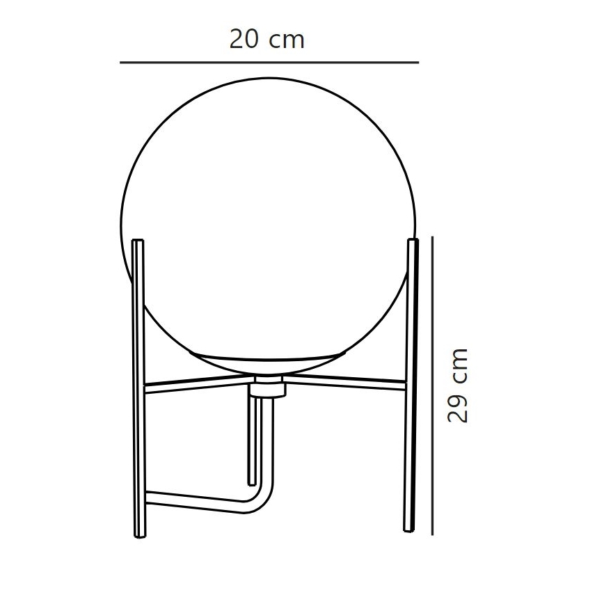 Nordlux - Lampa stołowa ALTON 1xE14/15W/230V