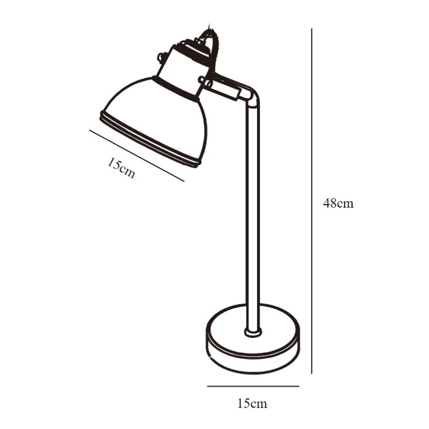 Nordlux - Lampa stołowa ASLAK 1xE27/15W/230V