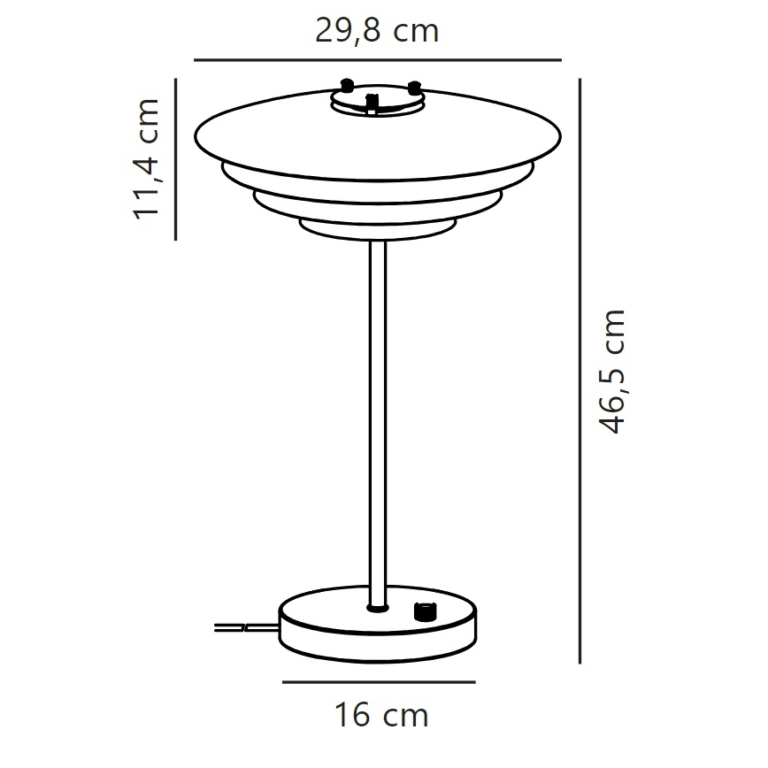 Nordlux - Lampa stołowa BRETAGNE 1xG9/25W/230V biała