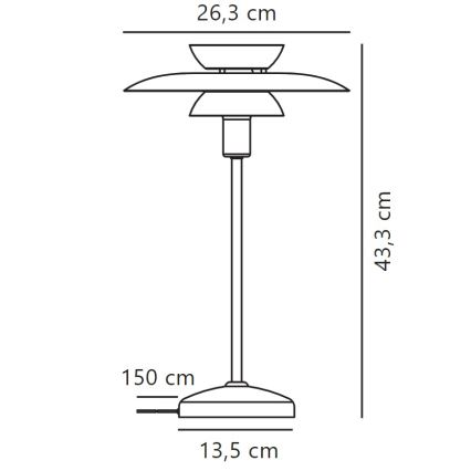 Nordlux - Lampa stołowa CARMEN 1xE14/25W/230V czarna