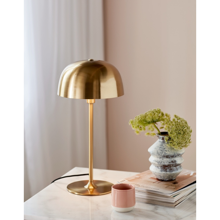Nordlux - Lampa stołowa CERA 1xE14/40W/230V złota