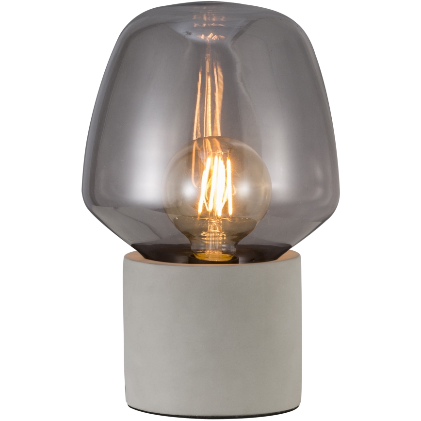 Nordlux - Lampa stołowa CHRISTINA 1xE27/25W/230V beton/czarna