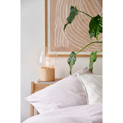 Nordlux - Lampa stołowa CHRISTINA 1xE27/25W/230V figowiec
