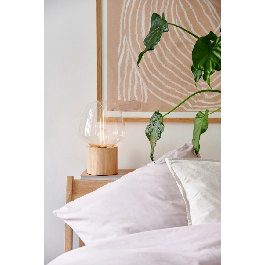 Nordlux - Lampa stołowa CHRISTINA 1xE27/25W/230V figowiec
