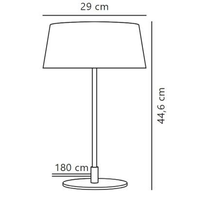Nordlux - Lampa stołowa CLASI 3xE14/10W/230V