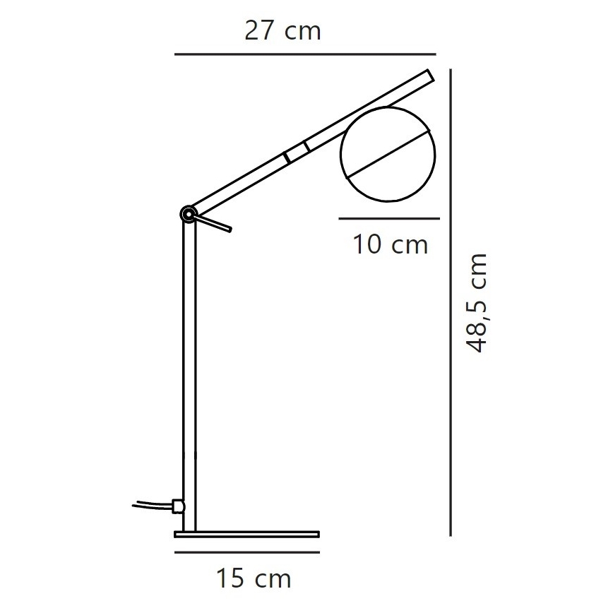 Nordlux - Lampa stołowa CONTINA 1xG9/5W/230V czarna