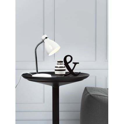 Nordlux - Lampa stołowa CYCLONE 1xE14/15W/230V biała