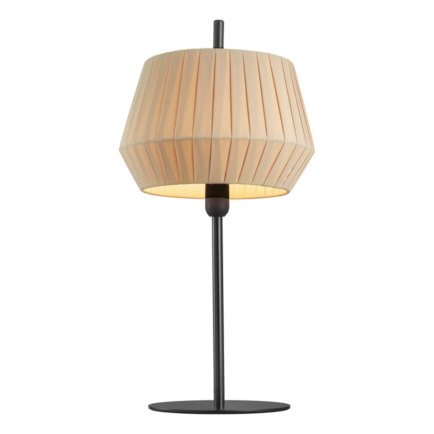 Nordlux - Lampa stołowa DICTE 1xE14/40W/230V beżowy/czarny