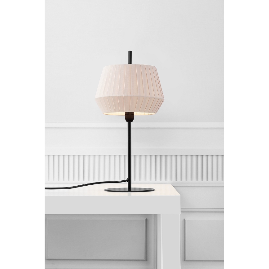Nordlux - Lampa stołowa DICTE 1xE14/40W/230V beżowy/czarny