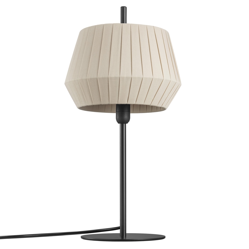 Nordlux - Lampa stołowa DICTE 1xE14/40W/230V beżowy/czarny