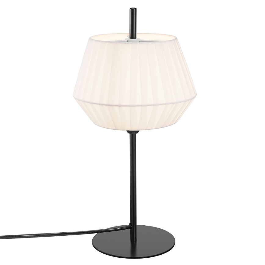 Nordlux - Lampa stołowa DICTE 1xE14/40W/230V biały/czarny