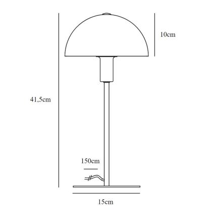 Nordlux - Lampa stołowa ELLEN 1xE14/40W/230V