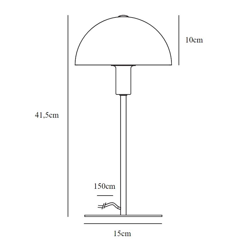 Nordlux - Lampa stołowa ELLEN 1xE14/40W/230V