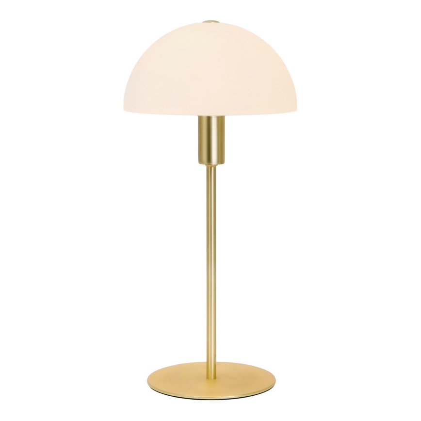 Nordlux - Lampa stołowa ELLEN 1xE14/40W/230V złota/biała
