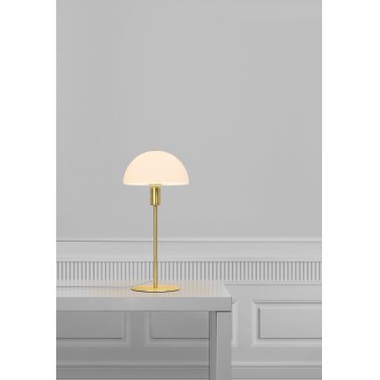 Nordlux - Lampa stołowa ELLEN 1xE14/40W/230V złota/biała