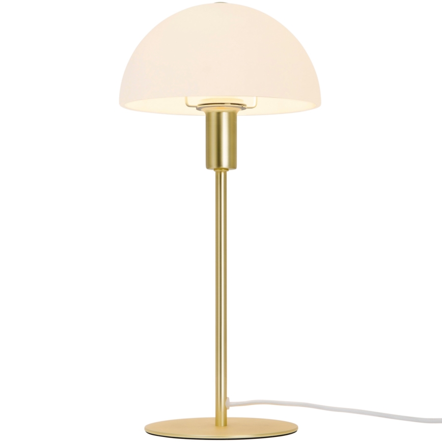 Nordlux - Lampa stołowa ELLEN 1xE14/40W/230V złota/biała