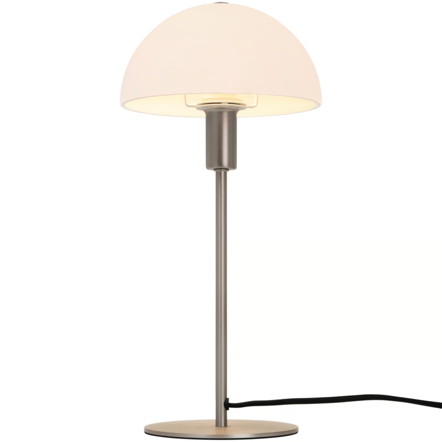 Nordlux - Lampa stołowa ELLEN ELLEN 1xE14/40W/230V matowy chrom/biały