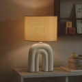 Nordlux - Lampa stołowa HAZE 1xE27/40W/230V beżowa