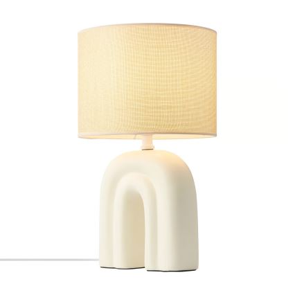 Nordlux - Lampa stołowa HAZE 1xE27/40W/230V beżowa
