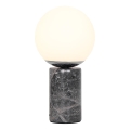 Nordlux - Lampa stołowa LILLY 1xE14/25W/230V marmur/szara