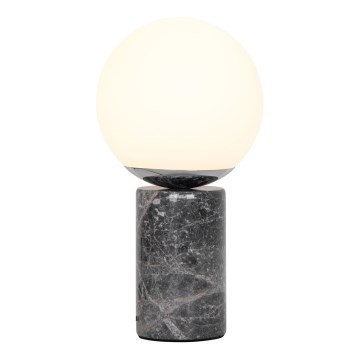 Nordlux - Lampa stołowa LILLY 1xE14/25W/230V marmur/szara