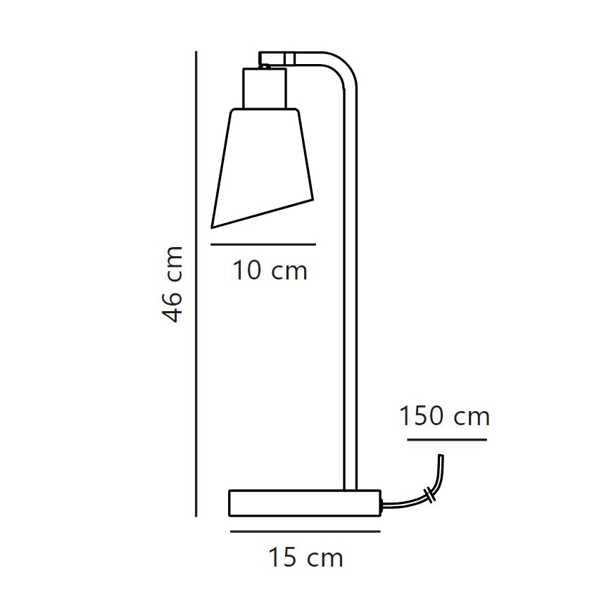 Nordlux - Lampa stołowa MOLLI 1xE14/25W/230V