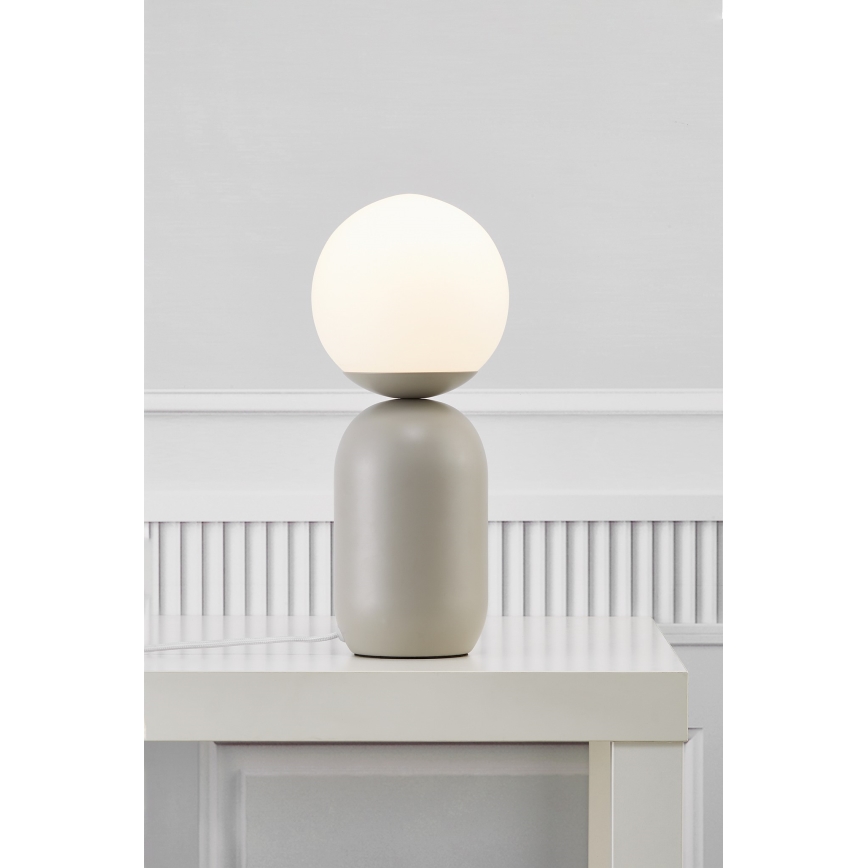 Nordlux - Lampa stołowa NOTTI 1xE14/25W/230V szara