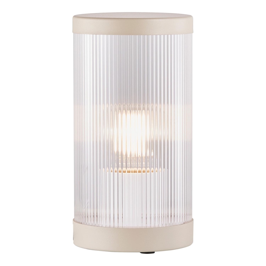 Nordlux - Lampa stołowa zewnętrzna COUPAR 1xE27/25W/230V IP54 beżowy