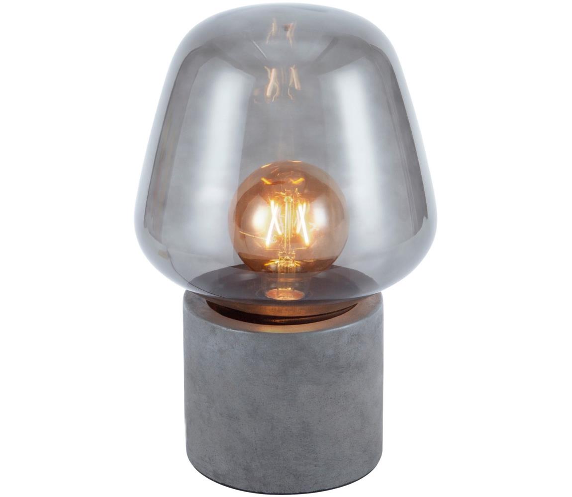 Nordlux - Lampa stołowa CHRISTINA 1xE27/25W/230V beton/szara